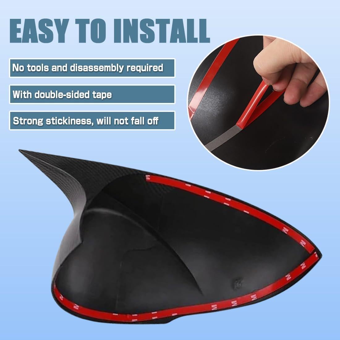 Cubierta Espejo Lateral XITER Fibra de Carbono para Ford Explorer 2020-2024