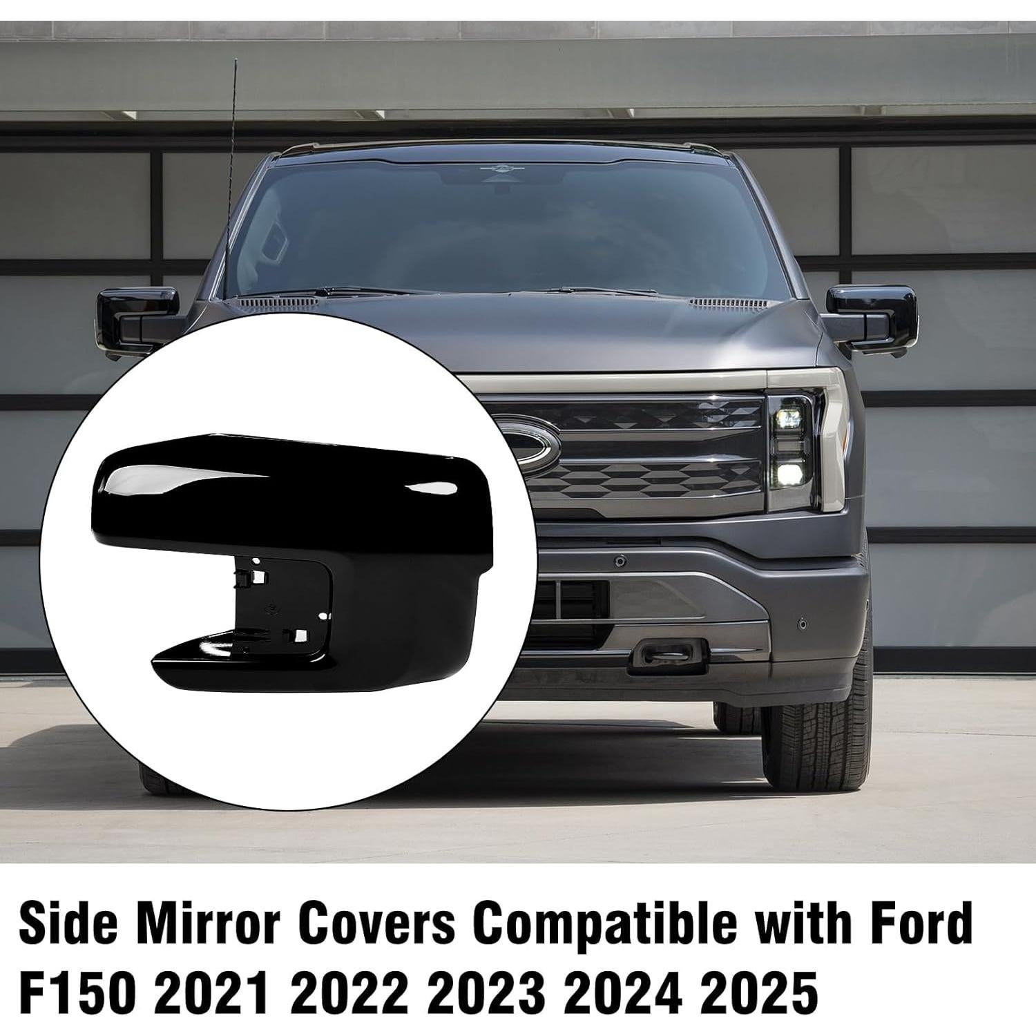 Cubierta Espejo Lateral Izquierdo Ford F150 2021-2025 Moonlinks