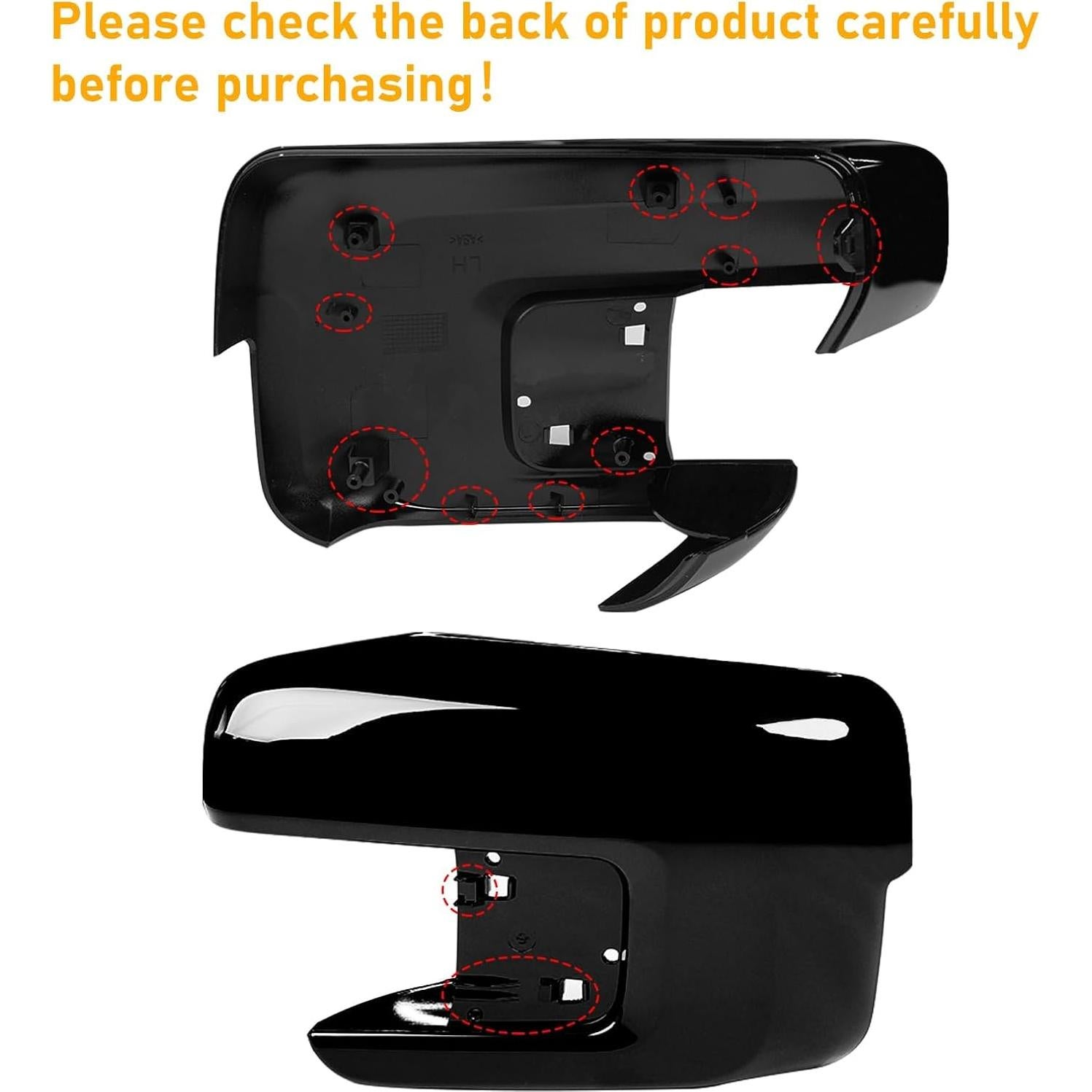 Cubierta Espejo Lateral Izquierdo Ford F150 2021-2025 Moonlinks