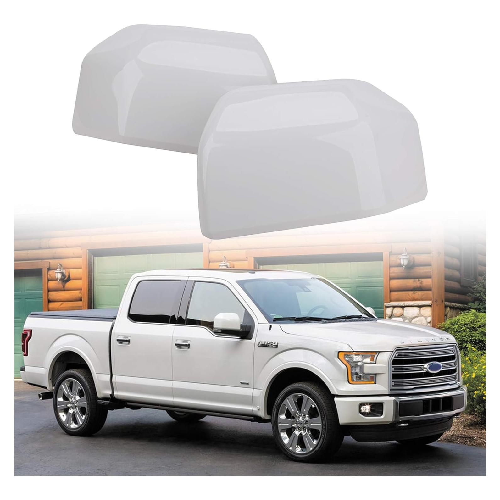 Tapa de Cubierta de Espejo Blanco Oxford Tutor Auto para Ford F150 2015-2020