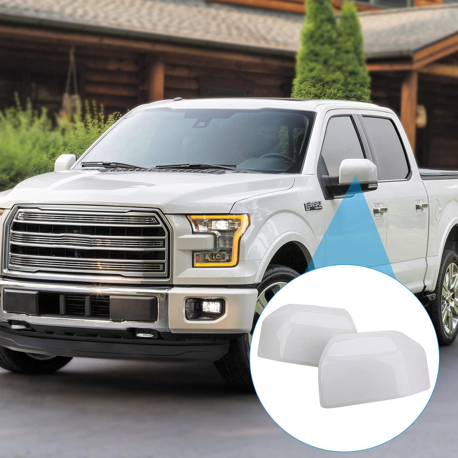 Tapa de Cubierta de Espejo Blanco Oxford Tutor Auto para Ford F150 2015-2020
