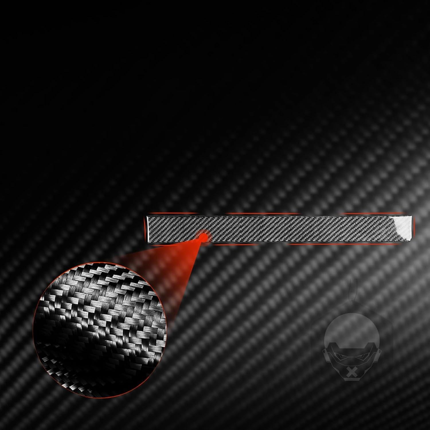 Tira Decorativa Fibra de Carbono HJGHR para Ford F150 2015-2020