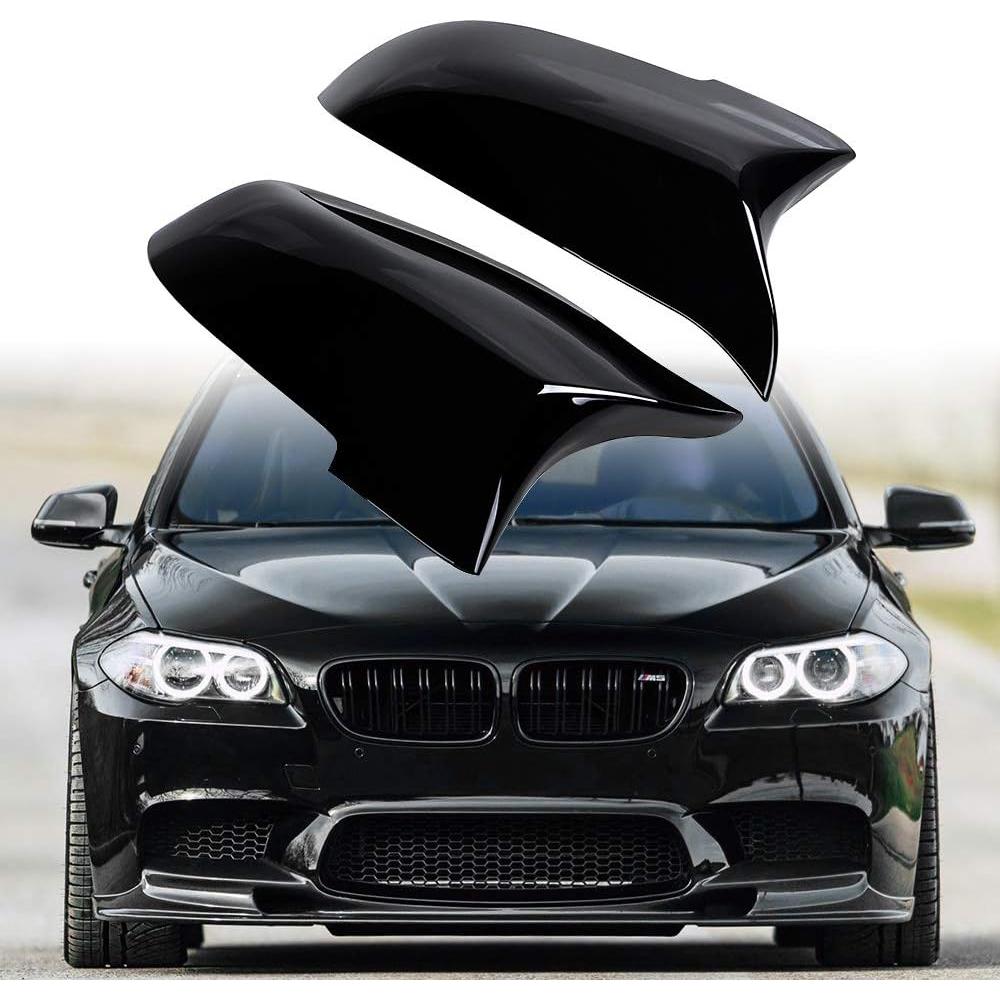 Cubierta de Espejo Lateral Astra Depot Negro Brillante para BMW F10 F11 F18 2014-2018