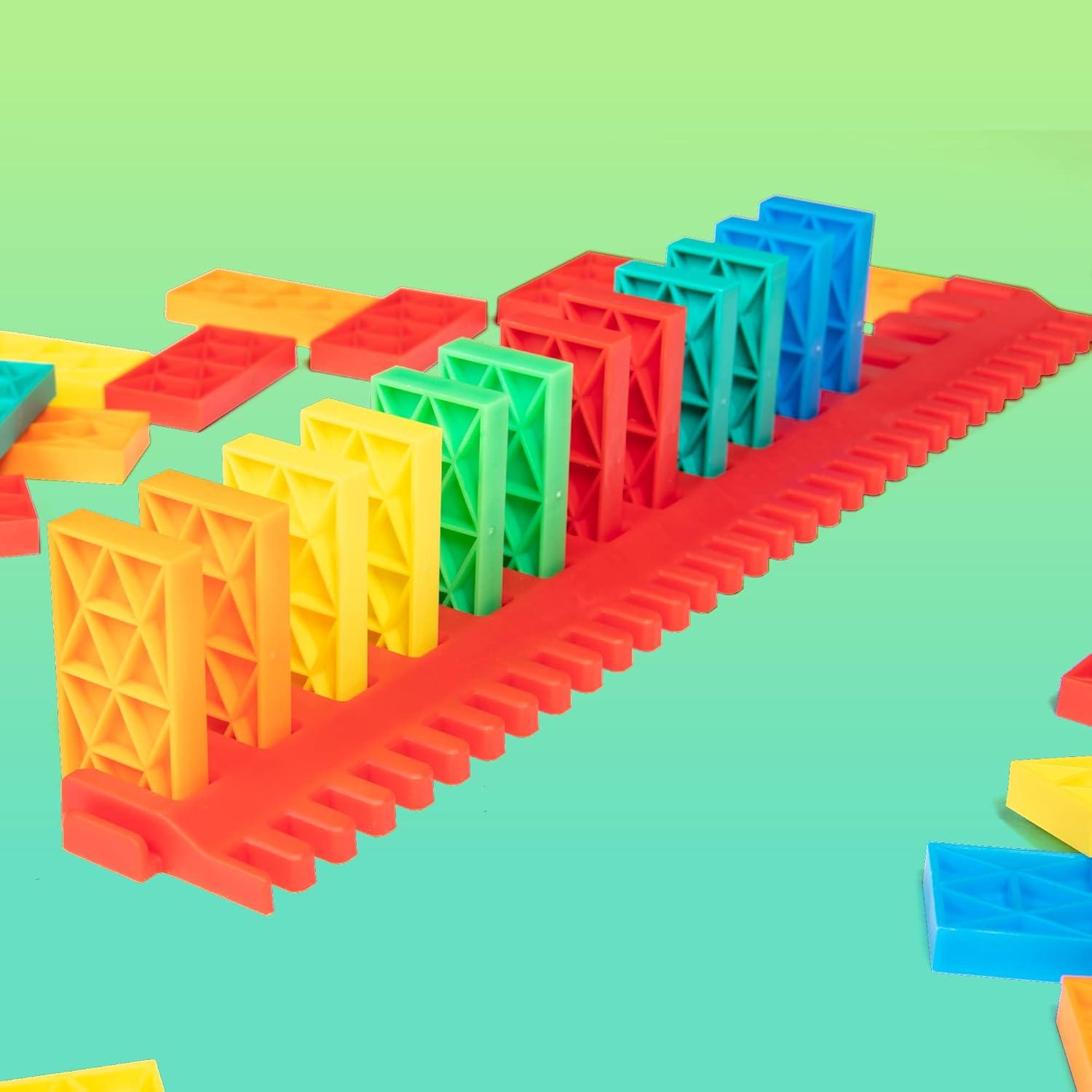 Kit de Dominó Cinético Bulk Dominoes 101 Starter 118pzs