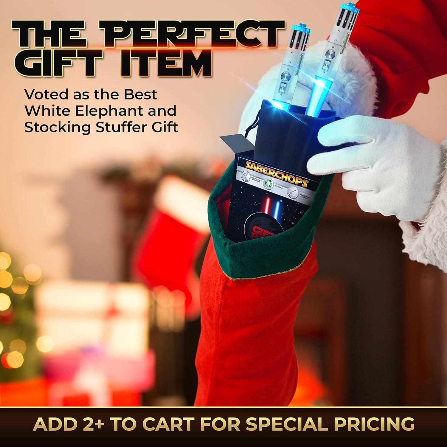 Palillos de Luz LED Saber Chops 4 PARES Colores Brillantes