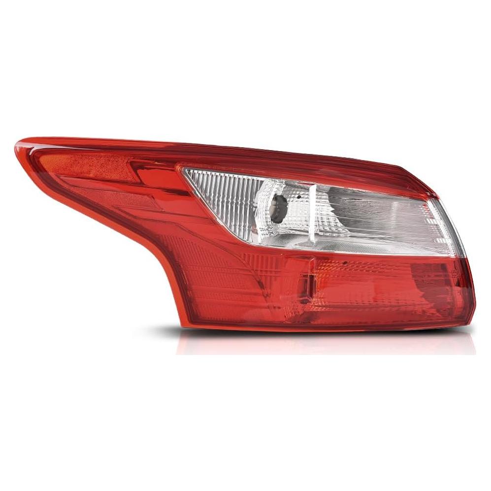 Luces traseras LQI para Ford Focus sedán 2012-2014 - Rojo