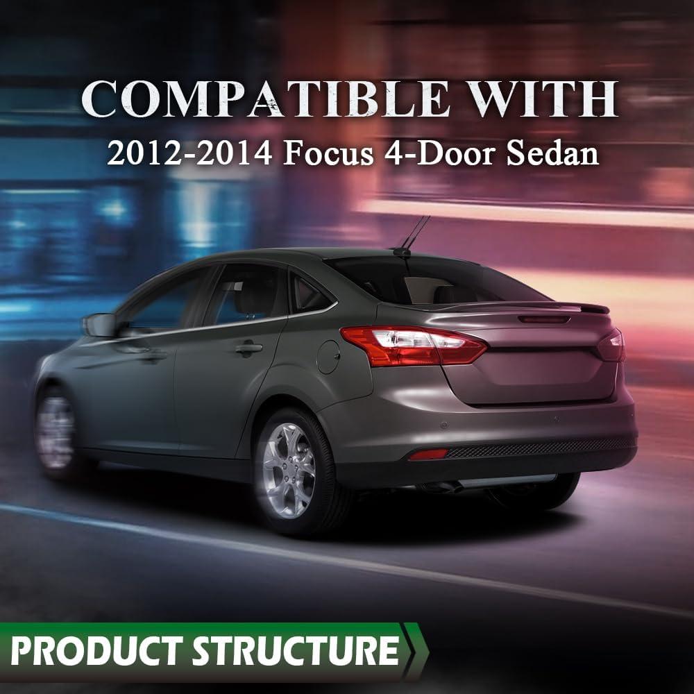 Luces traseras LQI para Ford Focus sedán 2012-2014 - Rojo