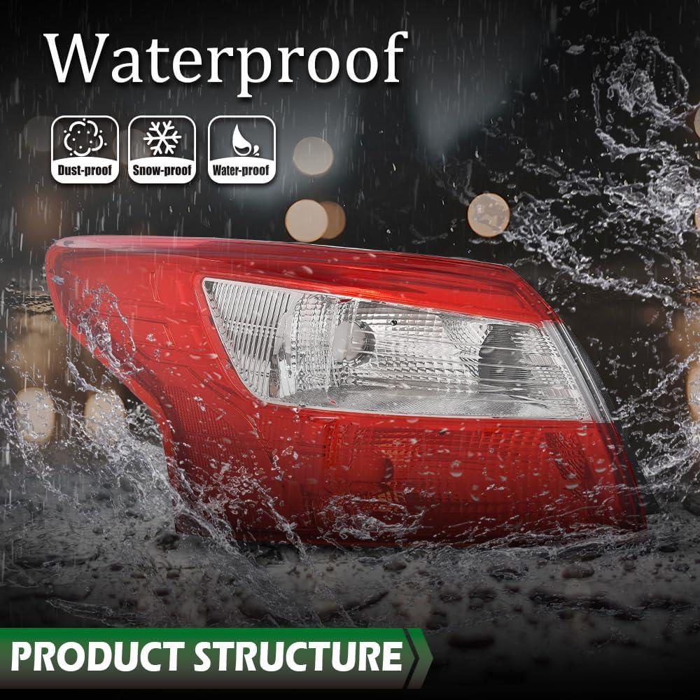 Luces traseras LQI para Ford Focus sedán 2012-2014 - Rojo