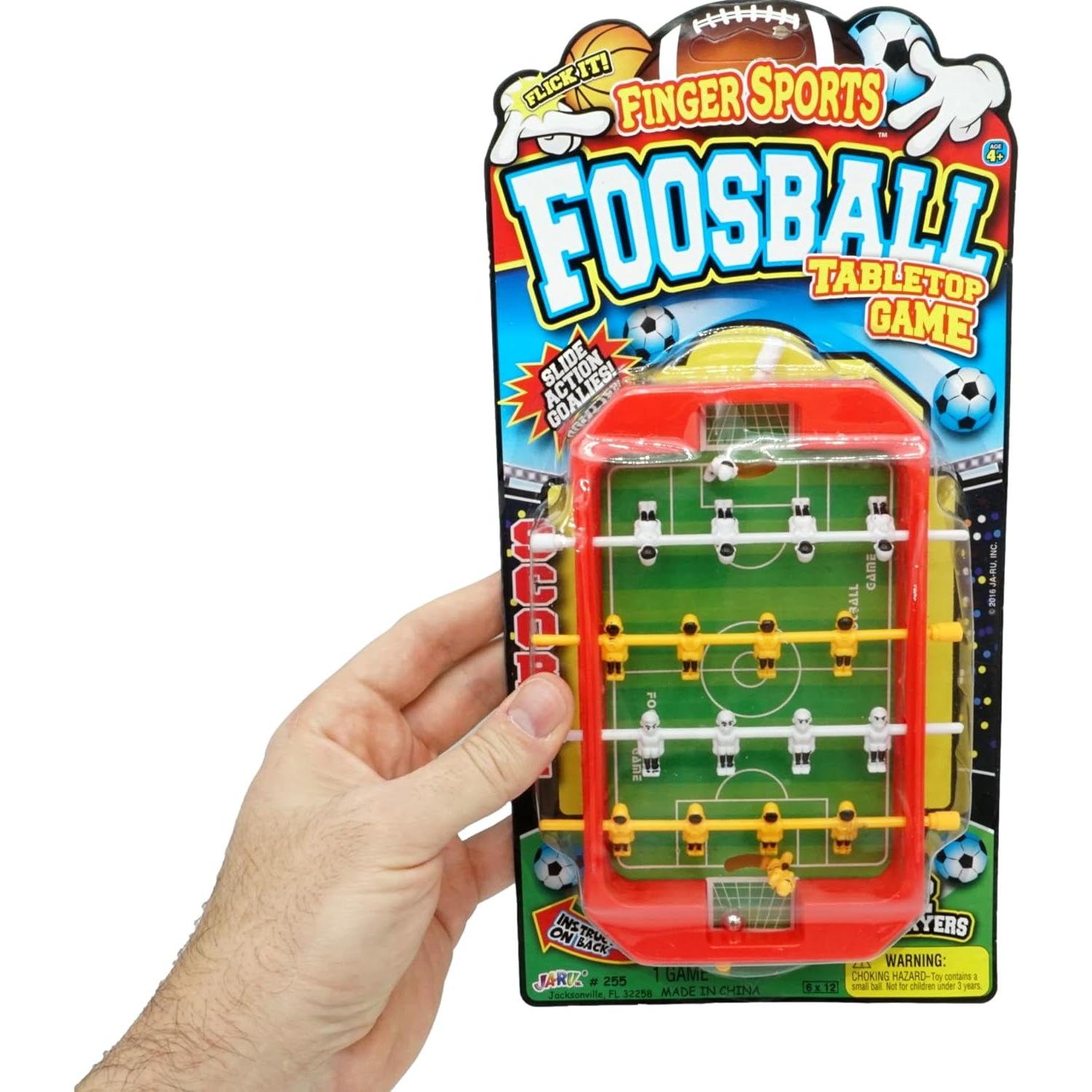 Mesa de Futbolín Mini JA-RU 30 cm Juguete Portátil