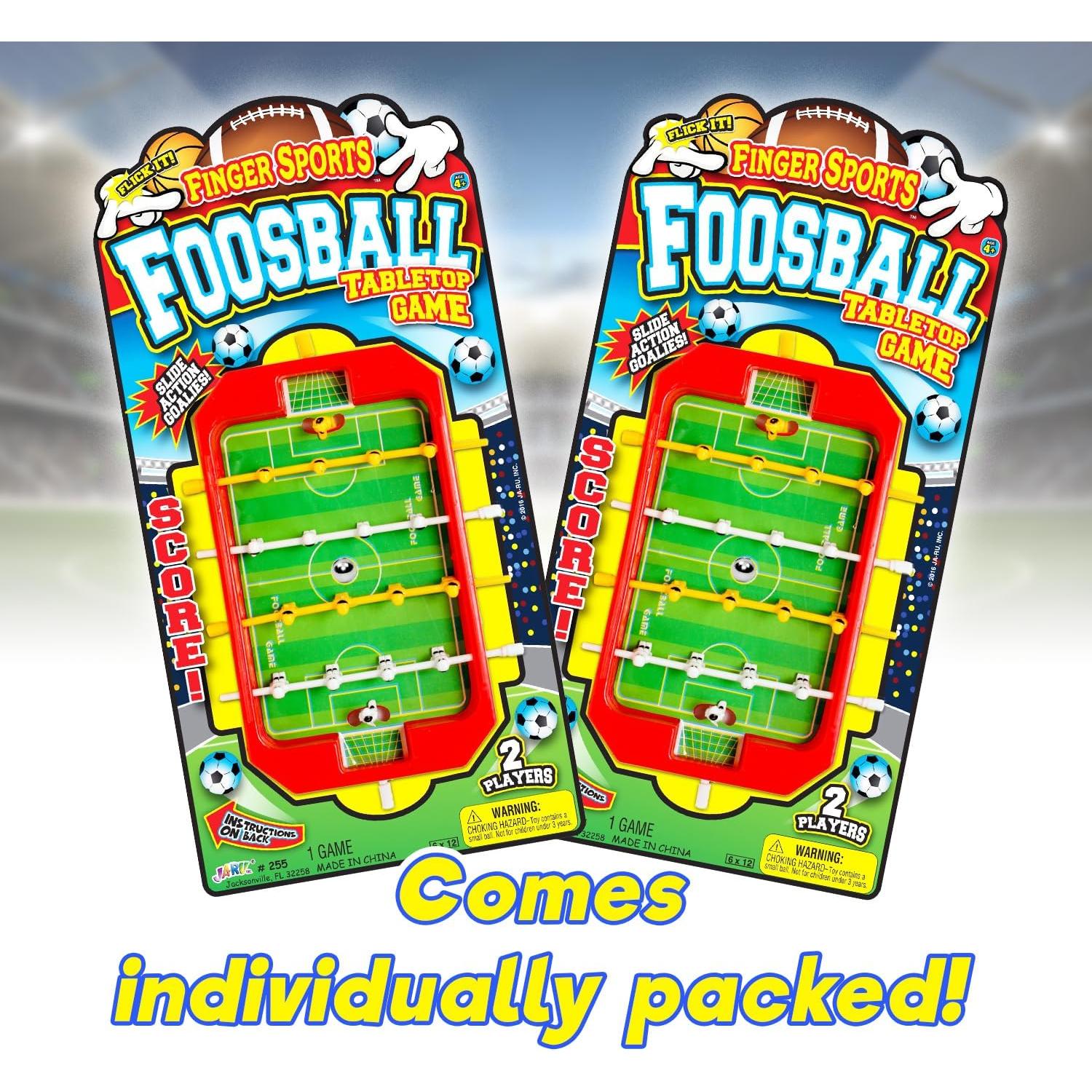 Mesa de Futbolín Mini JA-RU 30 cm Juguete Portátil