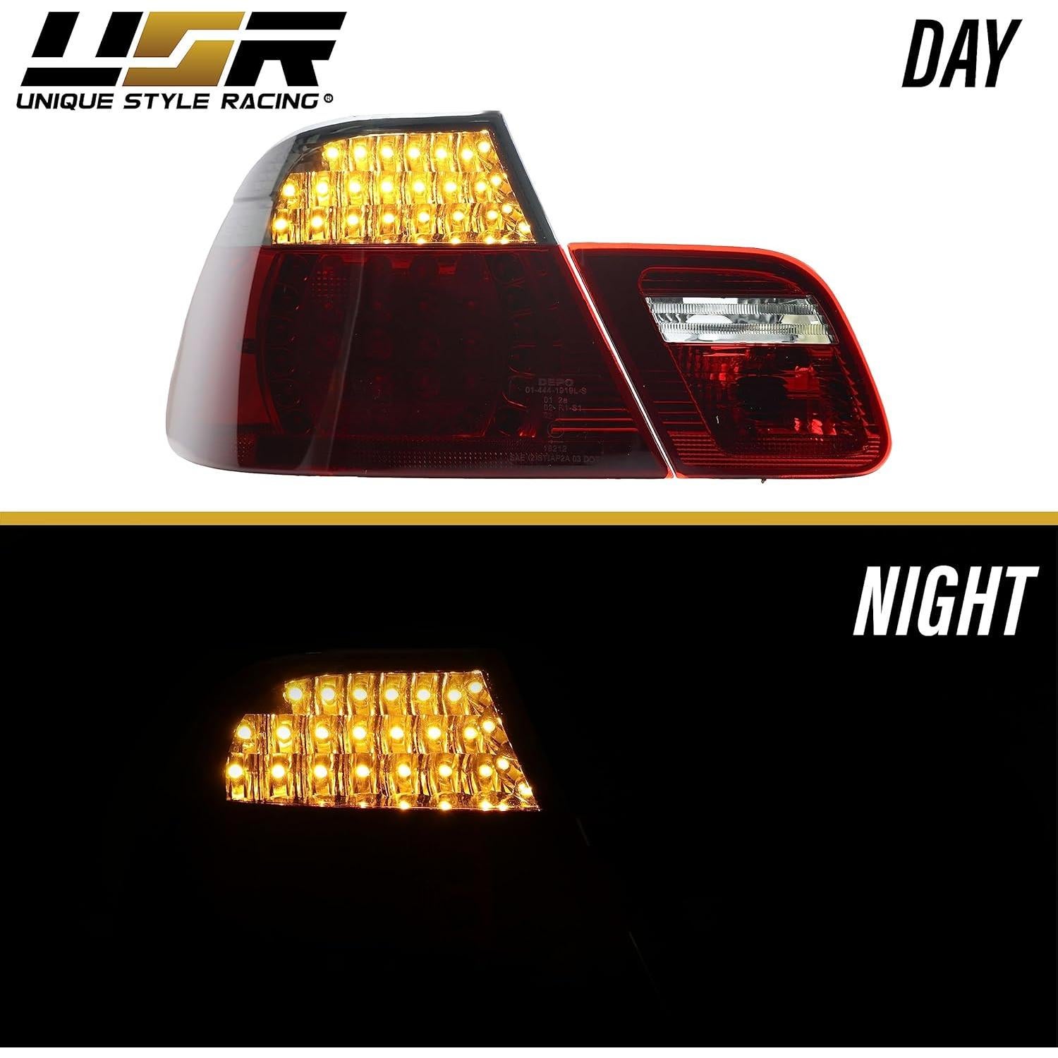 Luces Traseras LED Euro Ahumadas USR para BMW E46 2 Puertas