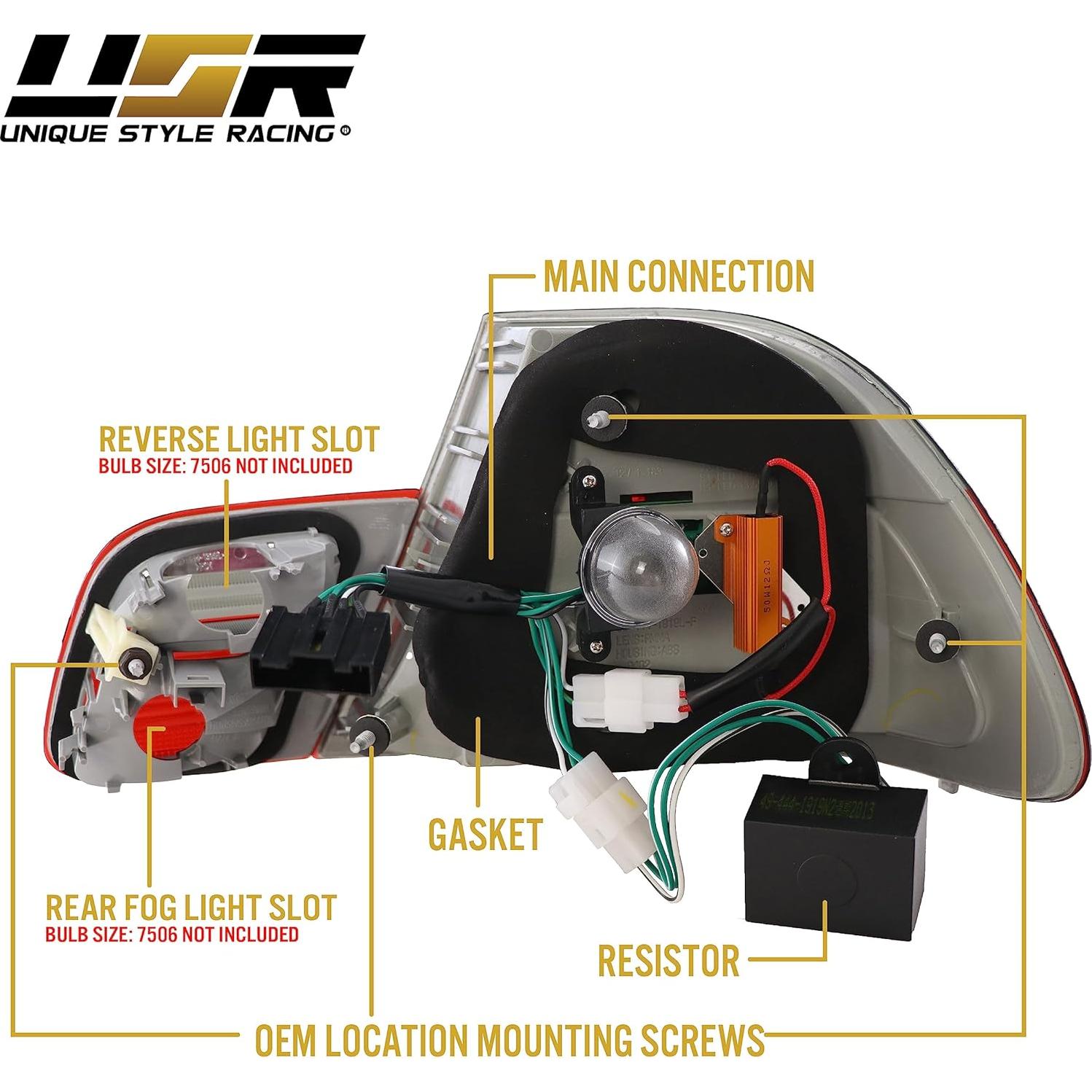 Luces Traseras LED Euro Ahumadas USR para BMW E46 2 Puertas