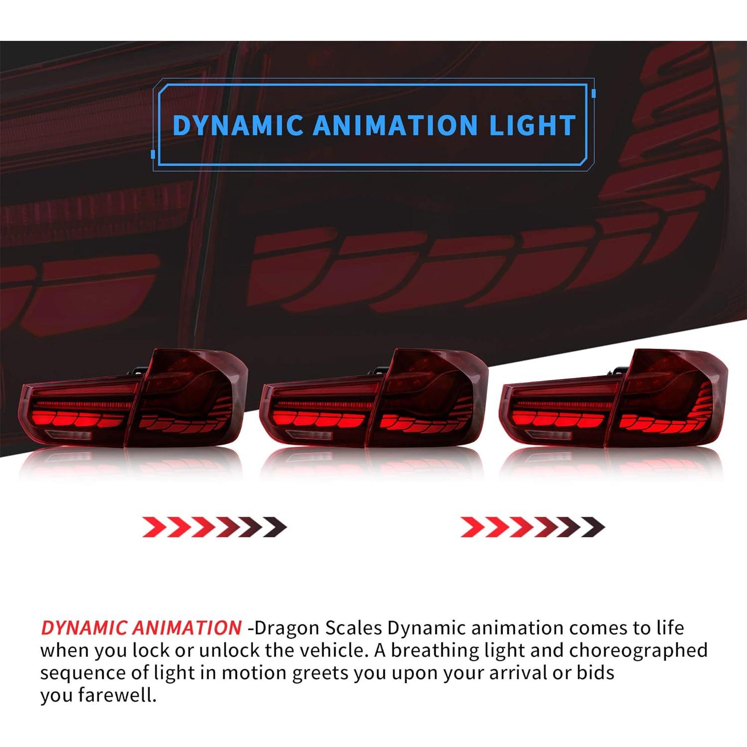 Luces Traseras OLED VLAND para BMW F30 F35 F80 2013-2018