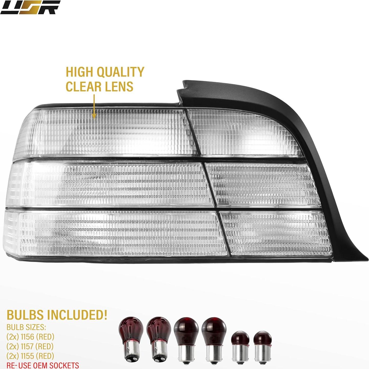 Juego de Lámparas Traseras USR para BMW E36 2D Coupe 1992-1999