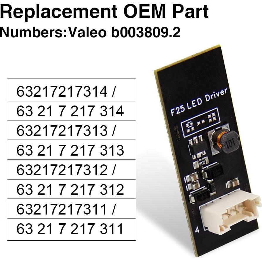 Placa de Reparación LED Valeo B003809.2 para BMW X3 2011-2015