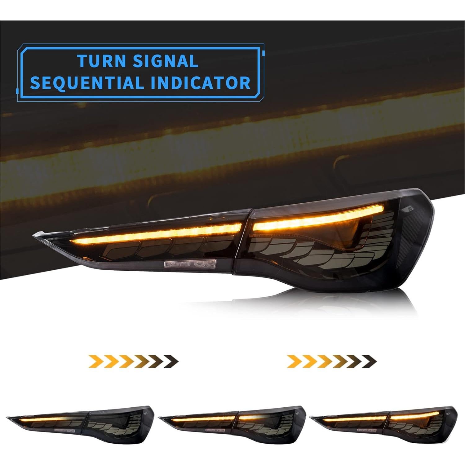 Luces Traseras VLAND Ahumadas para BMW Serie 4 G22/G23 2021-2023