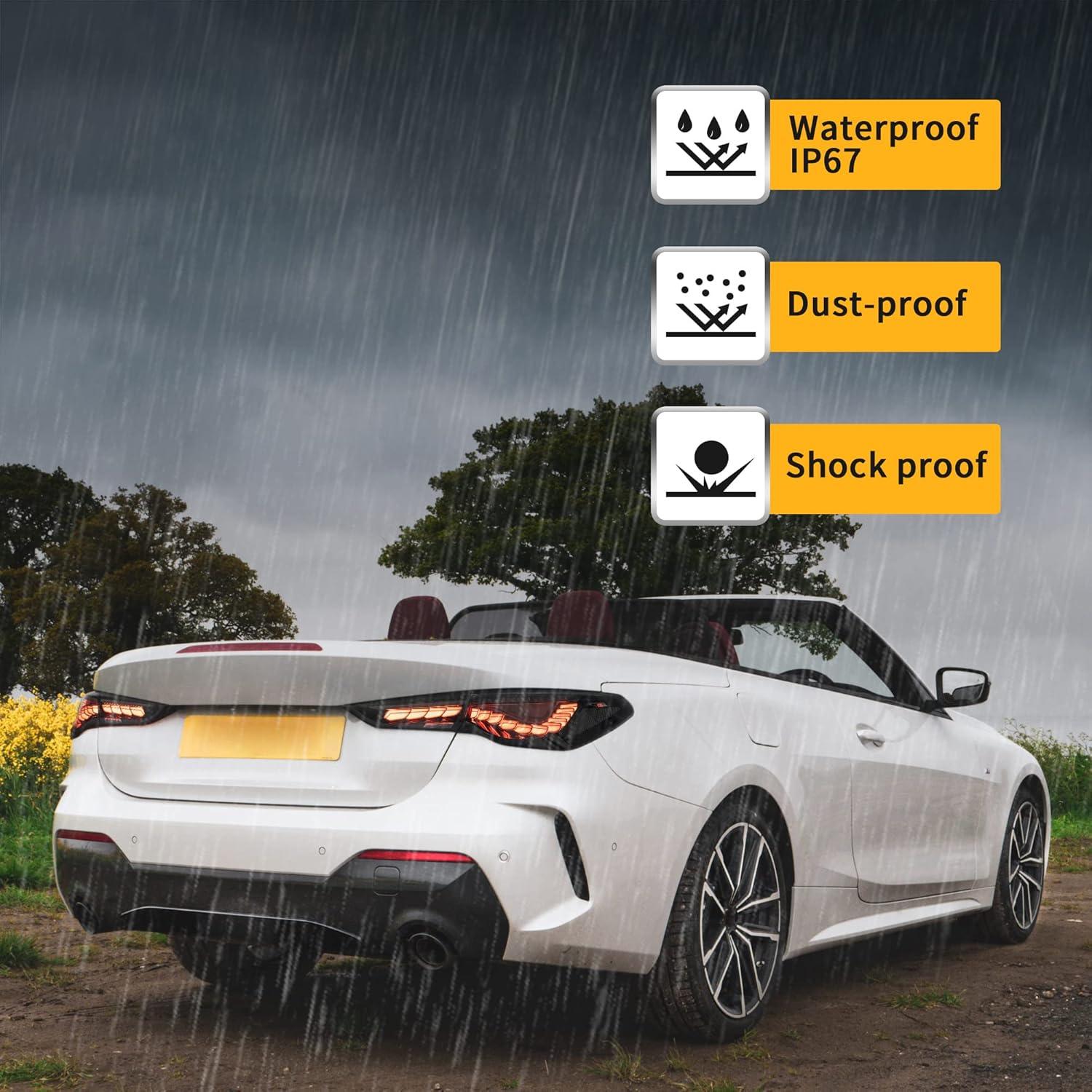 Luces Traseras VLAND Ahumadas para BMW Serie 4 G22/G23 2021-2023