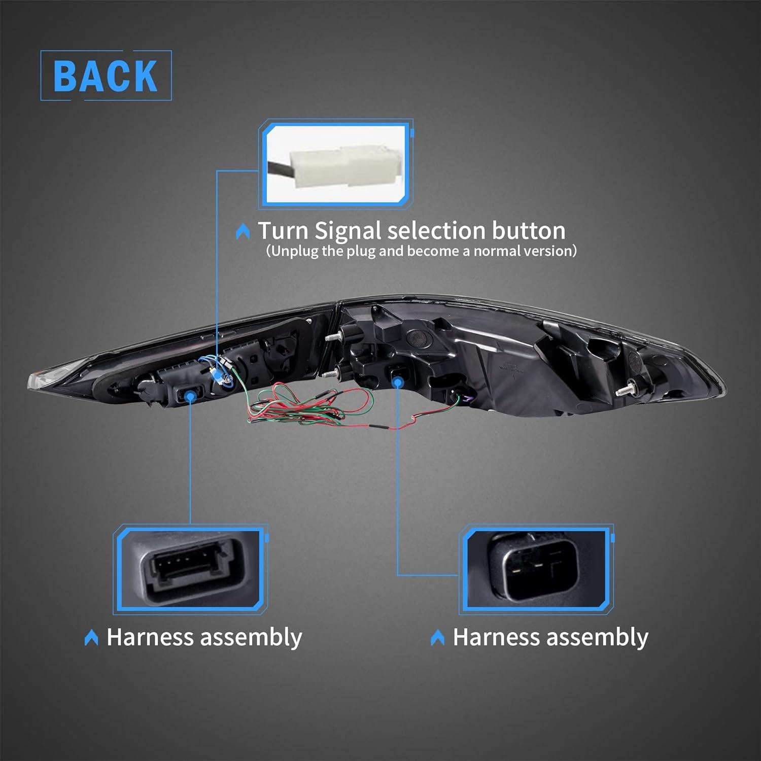 Luces Traseras VLAND Ahumadas para BMW Serie 4 G22/G23 2021-2023