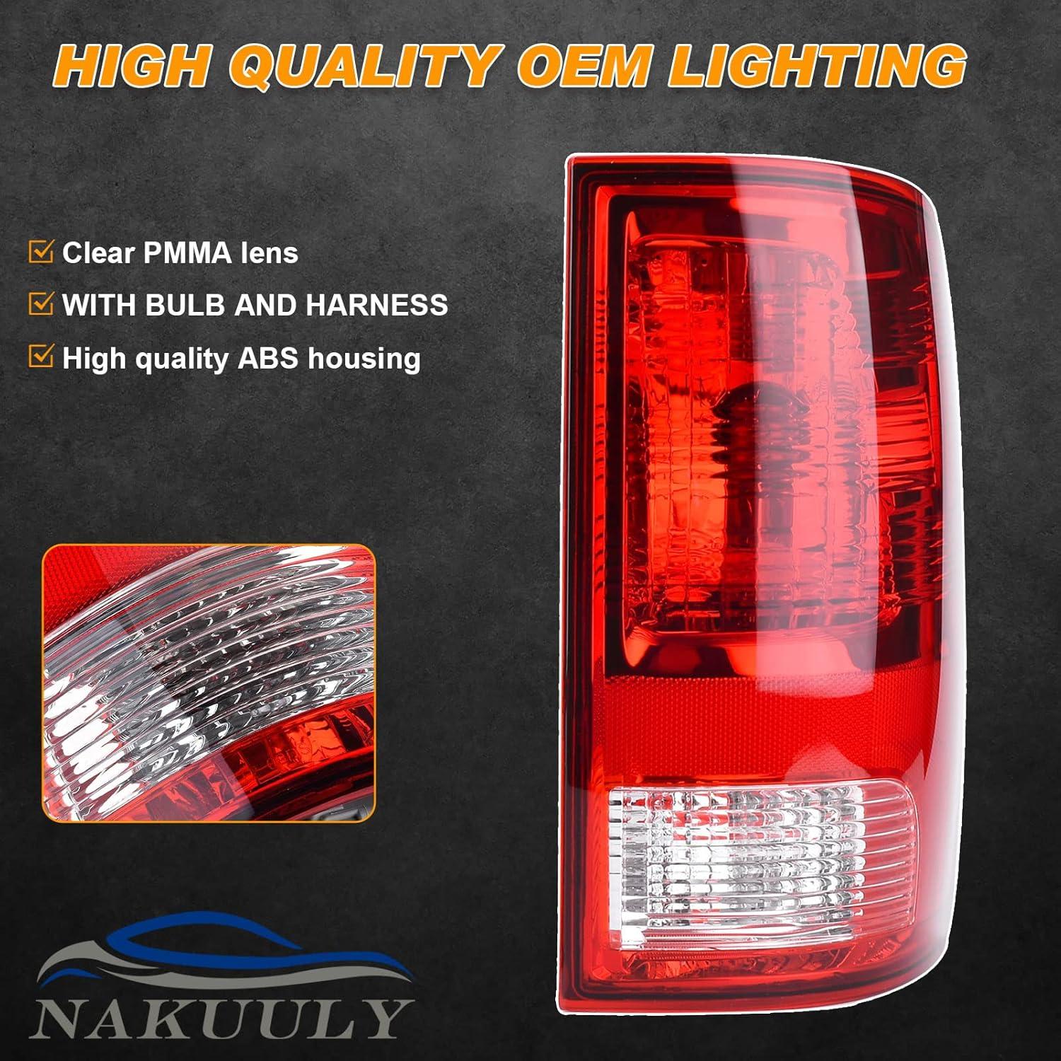 Luz Trasera Halógena Nakuuly para Dodge Ram 2009-2018