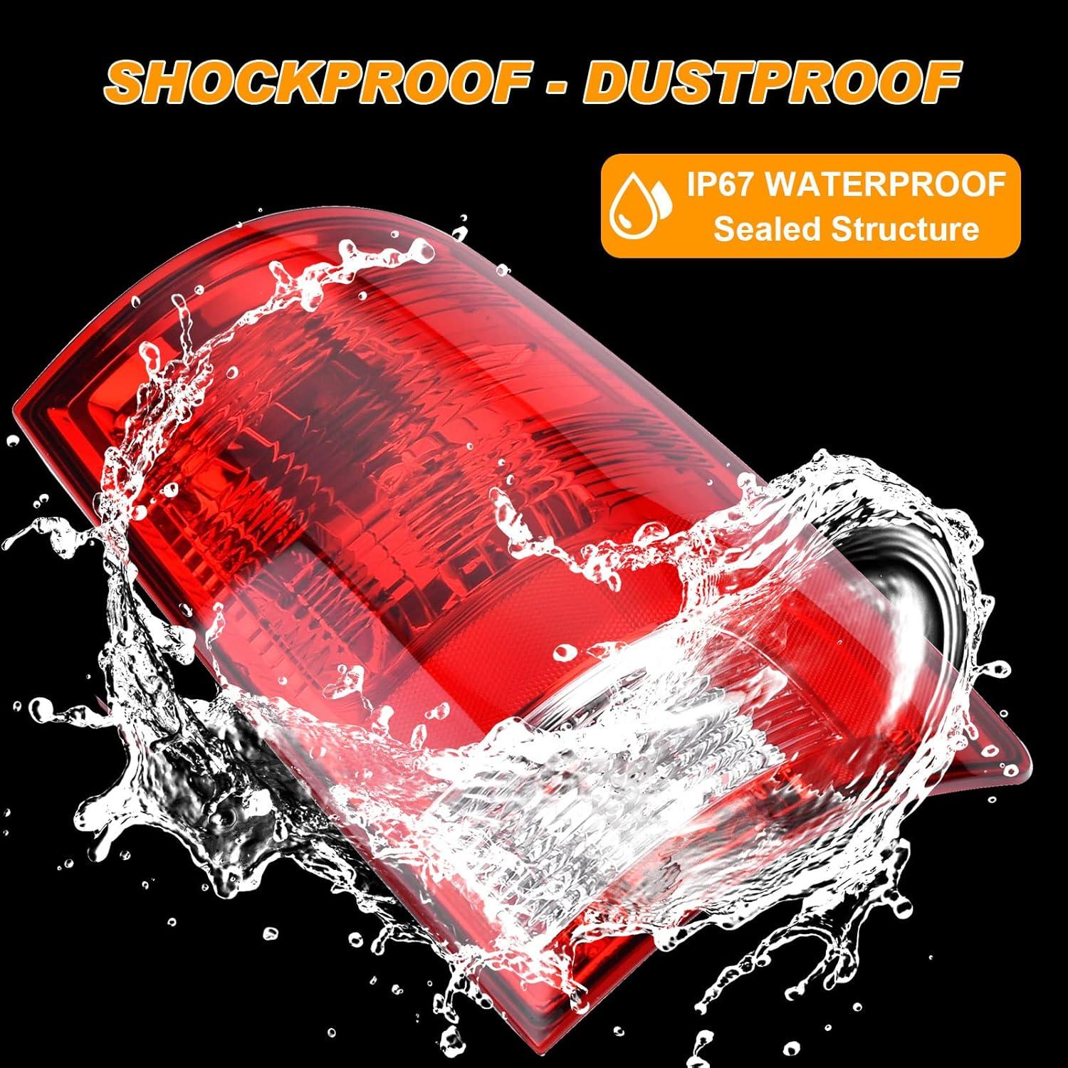 Luz Trasera Halógena Nakuuly para Dodge Ram 2009-2018