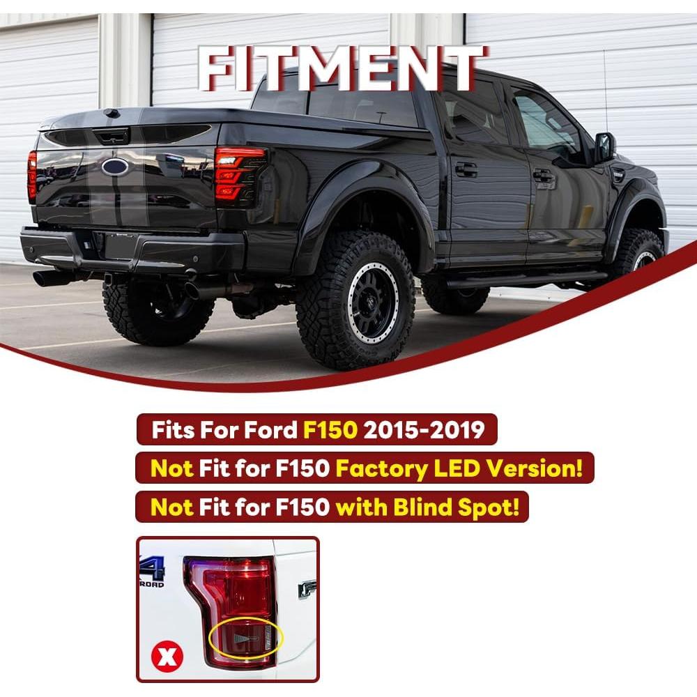 Luces Traseras LED COOLCMP para Ford F150 2015-2019