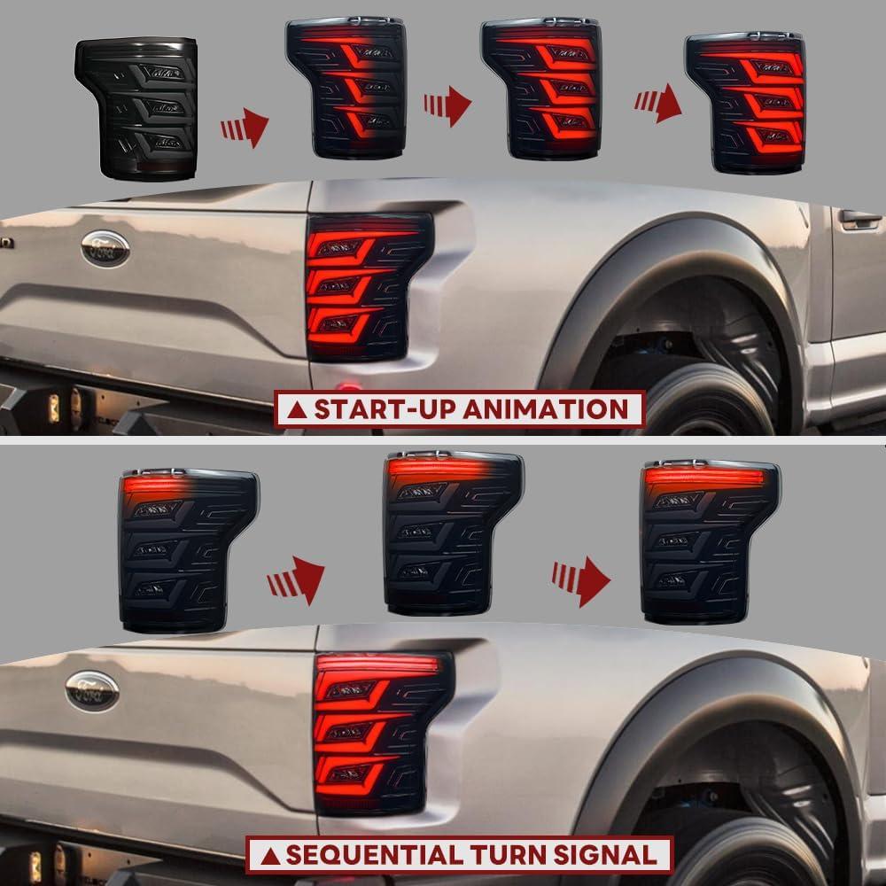 Luces Traseras LED COOLCMP para Ford F150 2015-2019