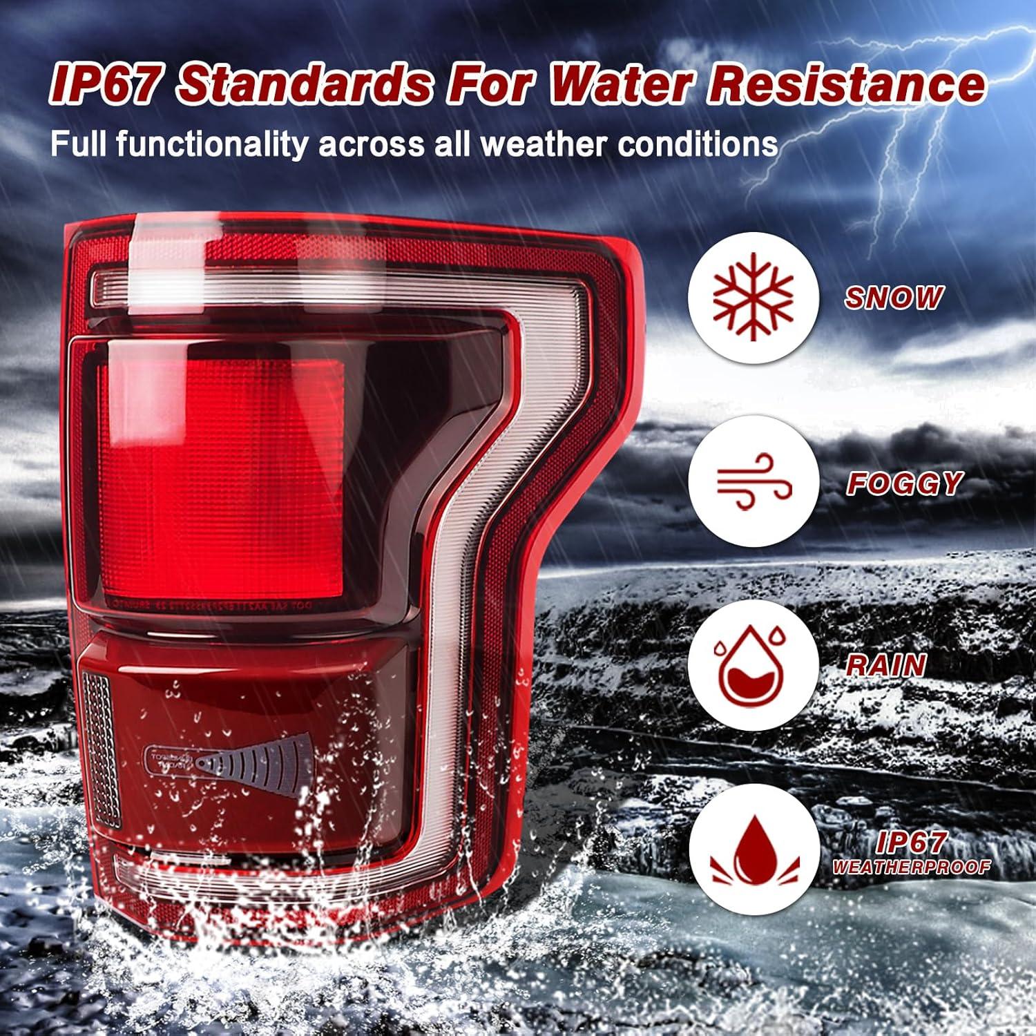 Ensamblaje de luces traseras LED ZSBMP para Ford F150 2015-2019