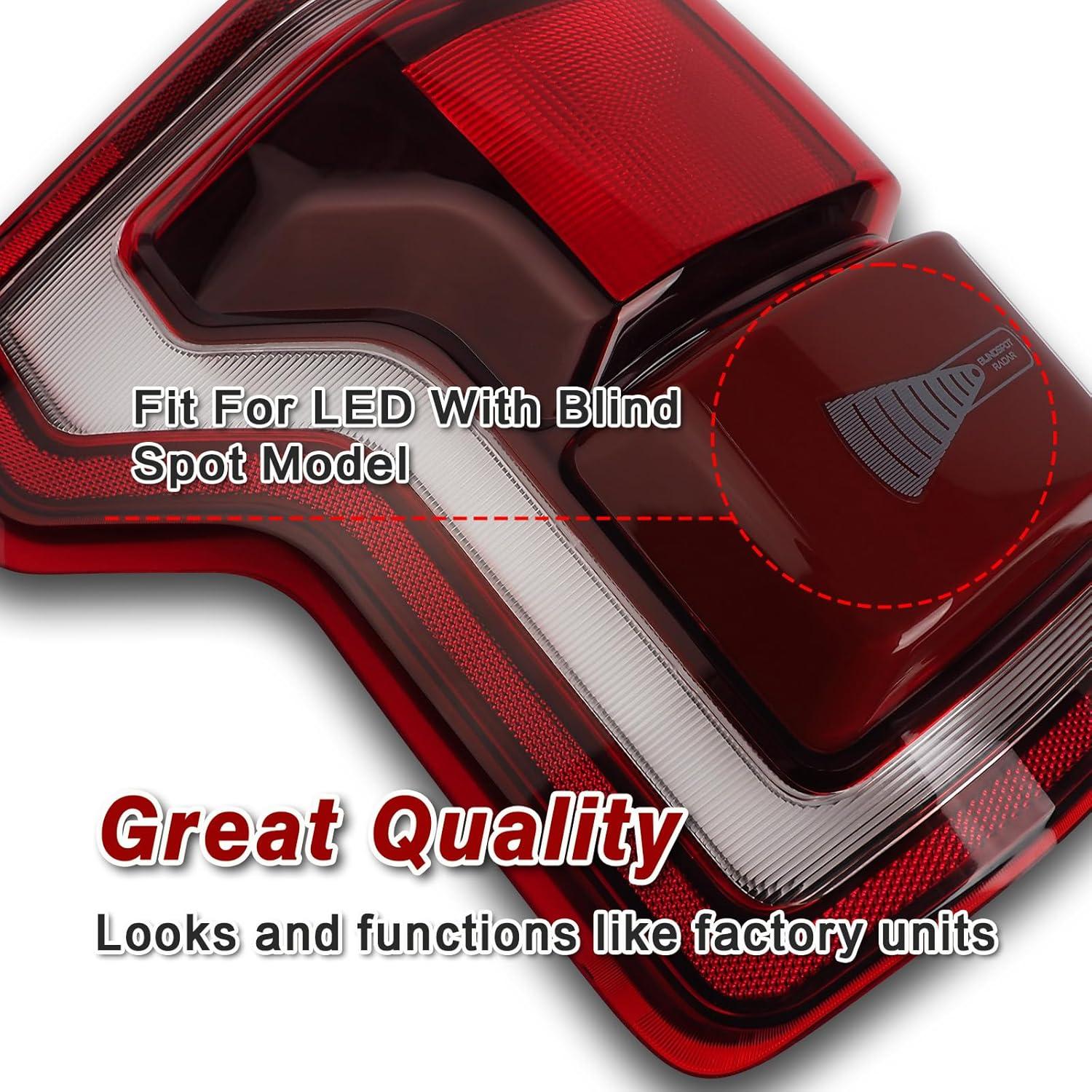 Ensamblaje de luces traseras LED ZSBMP para Ford F150 2015-2019