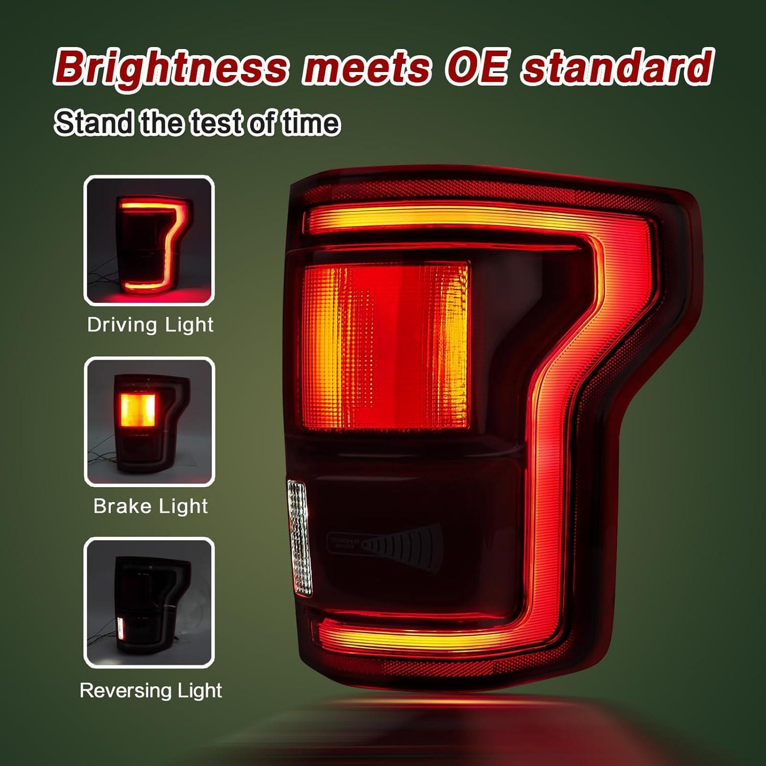 Ensamblaje de luces traseras LED ZSBMP para Ford F150 2015-2019