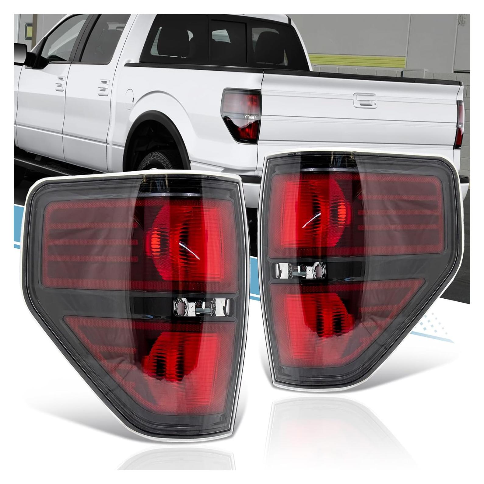 Luz de Freno Trasera VPIMOZO para Ford F150 2009-2014 Humo