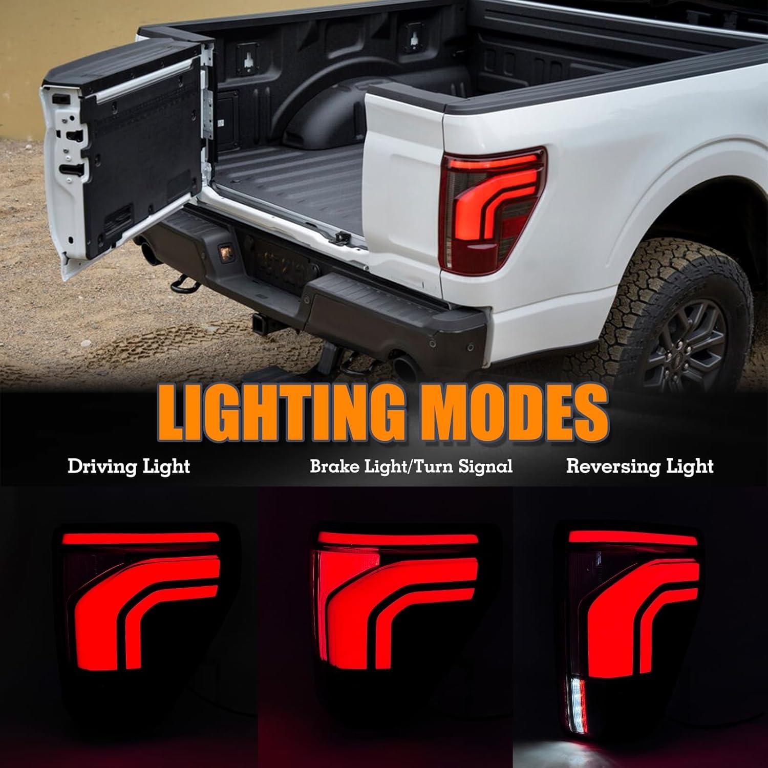Luz Trasera LED YEQSHNG para Ford F150 2024-2025 Lado Derecho