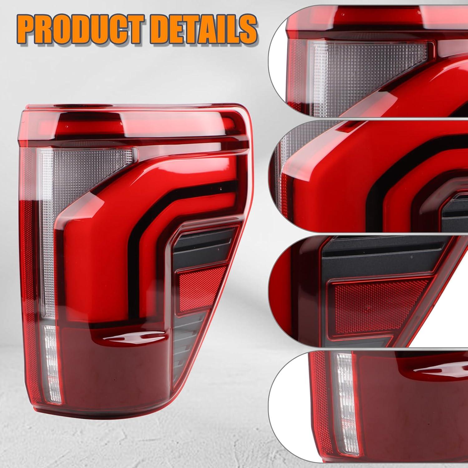 Luz Trasera LED YEQSHNG para Ford F150 2024-2025 Lado Derecho