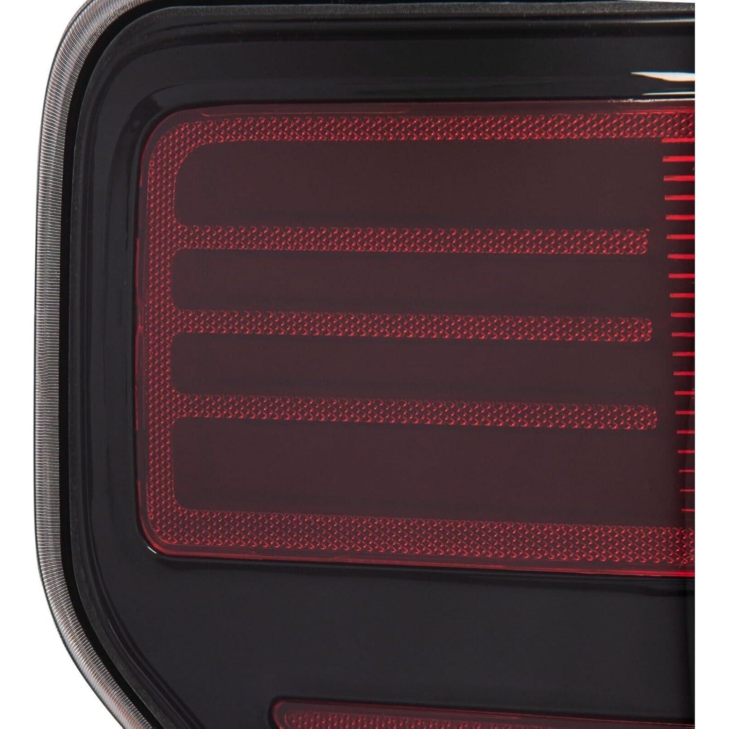 Juego de 2 luces traseras YIZISECCE para Ford F150 09-14