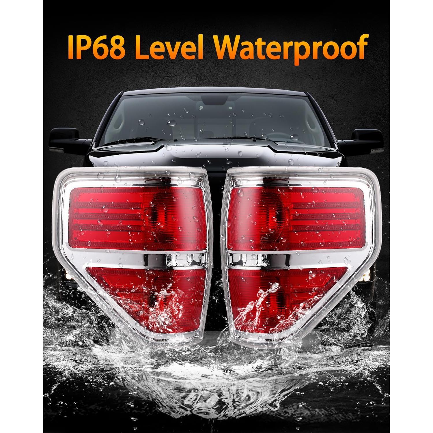 Luces Traseras de Freno OKLPF para Ford F150 2009-2014 Rojas