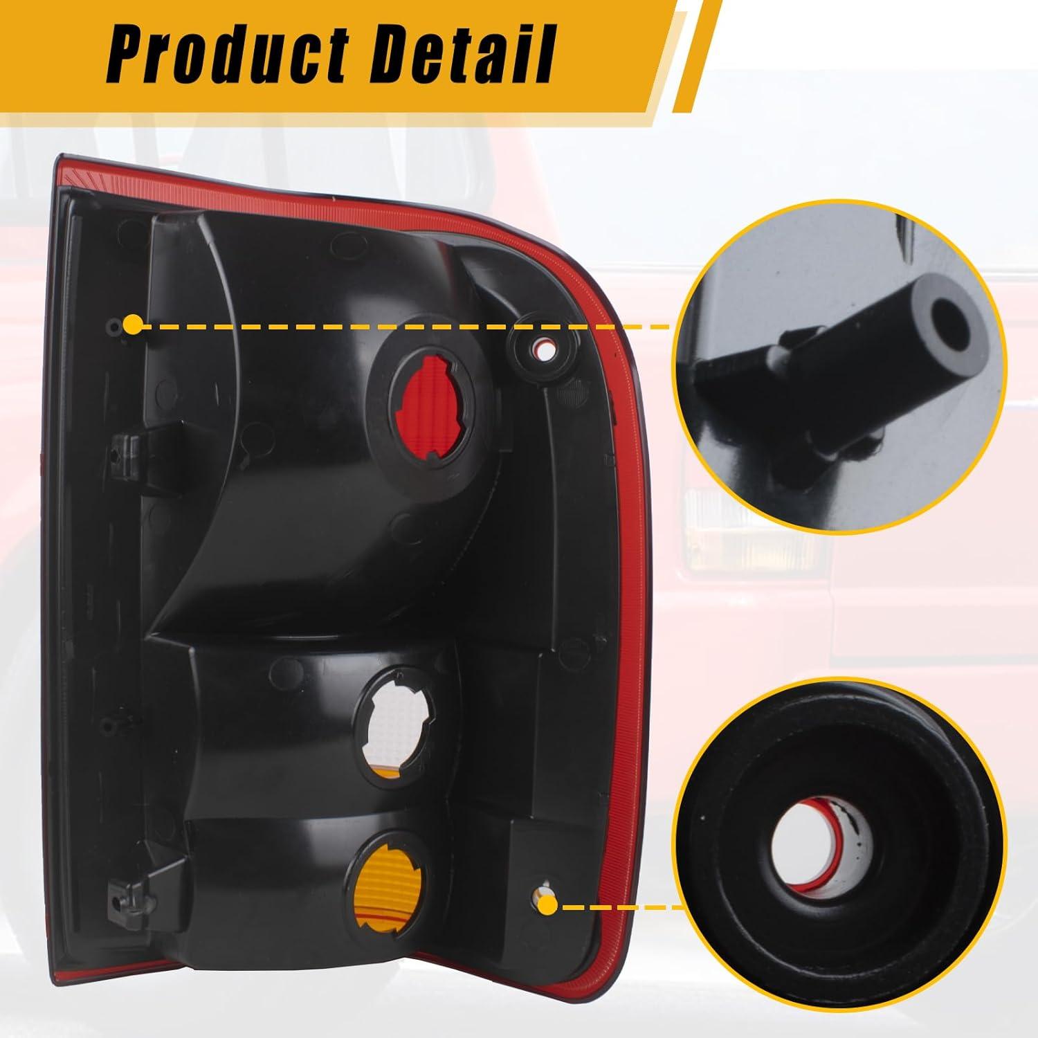 Luces Traseras Boine para Ford Ranger 1993-1997, Rojo