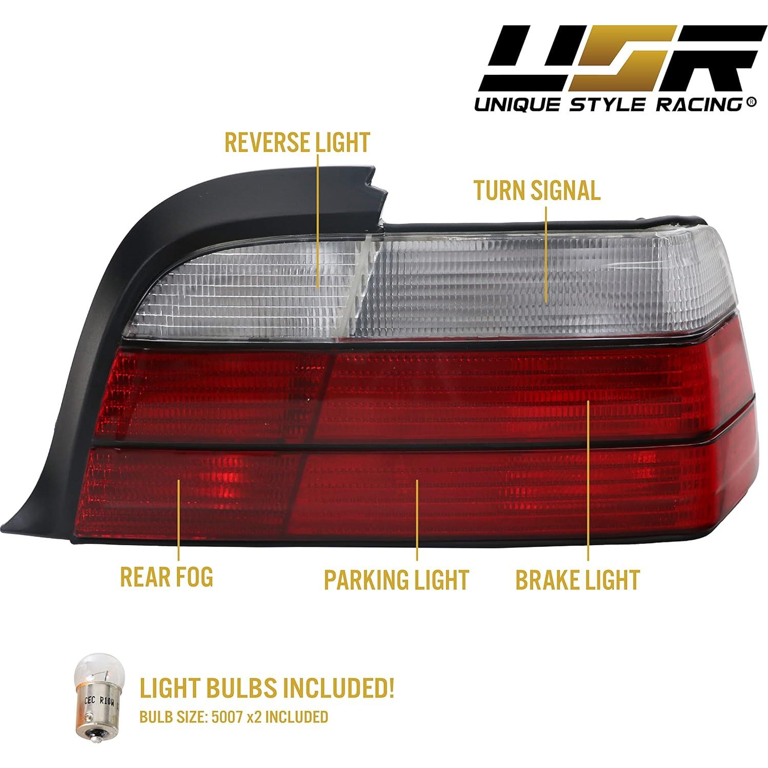 Luces Traseras DEPO E36 1992-1999 Rojo Transparente