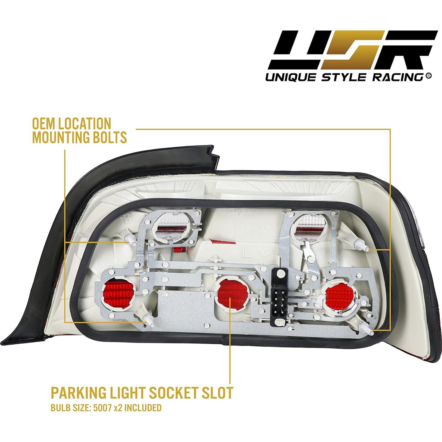 Luces Traseras DEPO E36 1992-1999 Rojo Transparente