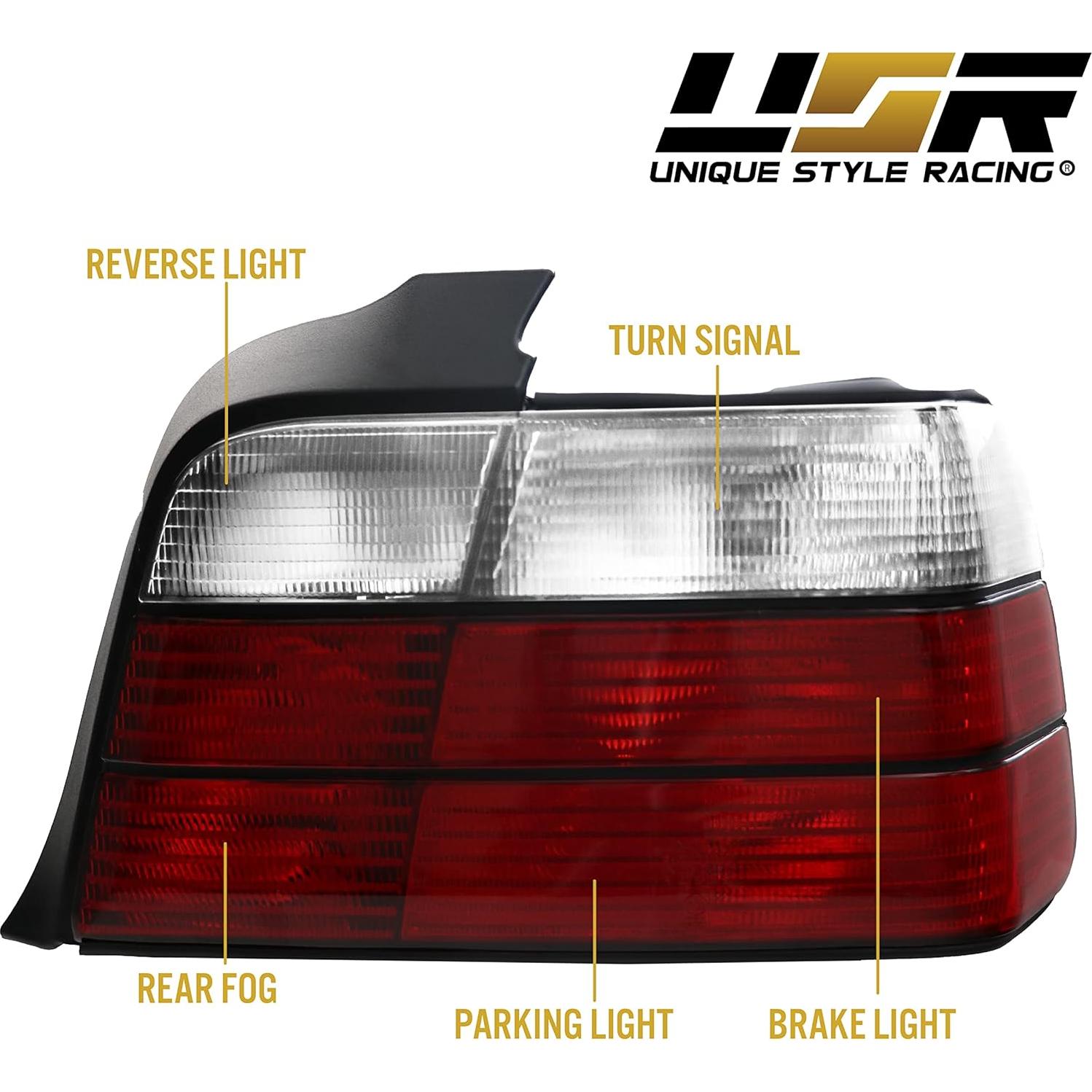 Luces Traseras DEPO Rojo/Transparente para BMW E36 1992-1998