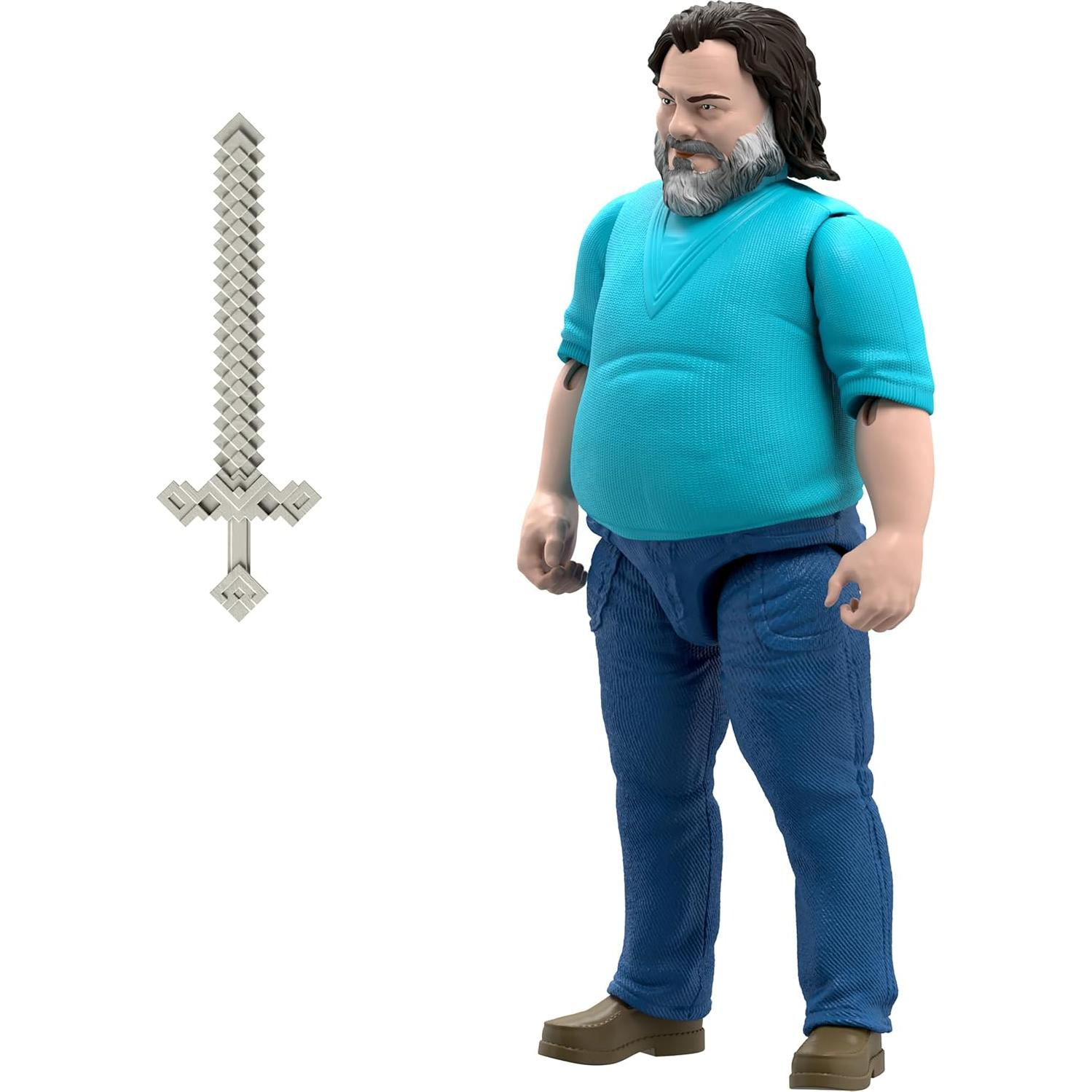 Figura de acción Mattel Minecraft Steve 30,48 cm coleccionable