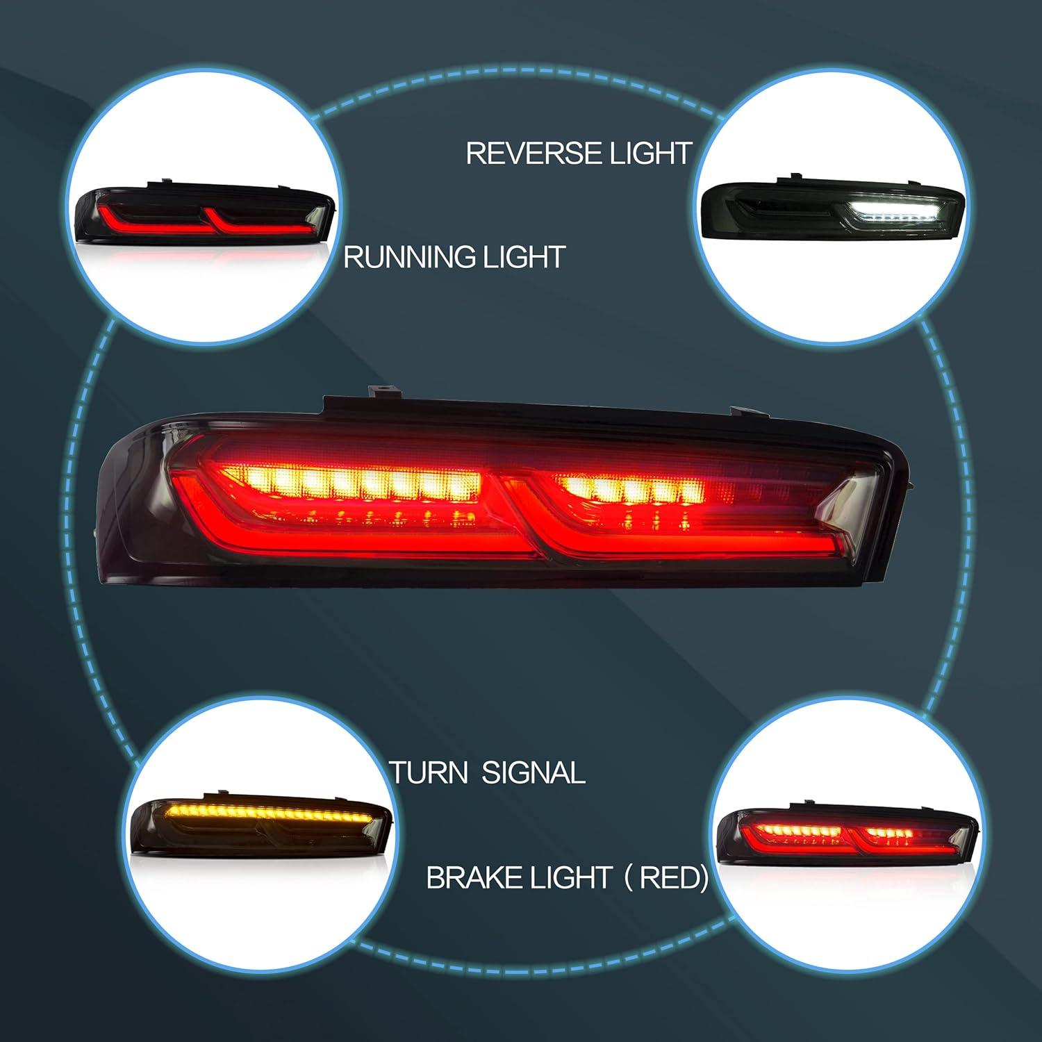 Luces Traseras LED VLAND para Chevrolet Camaro 2016-2018