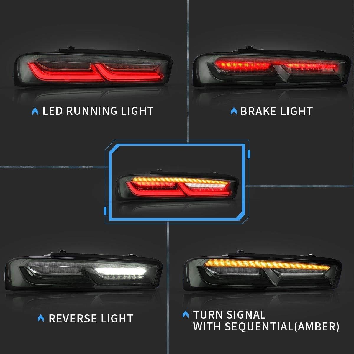Luces Traseras LED VLAND para Chevrolet Camaro 2016-2018