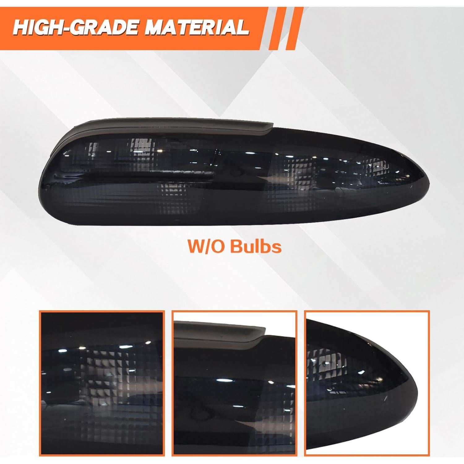 Luces Traseras JX RACING para Chevy Camaro 1993-2002 Ahumado