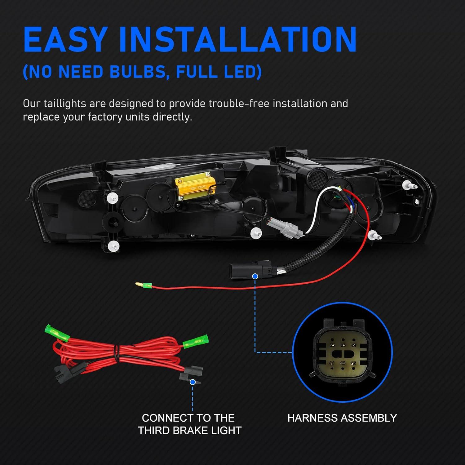 Luces Traseras LED Gubebaili para Chevrolet Camaro 2016-2018