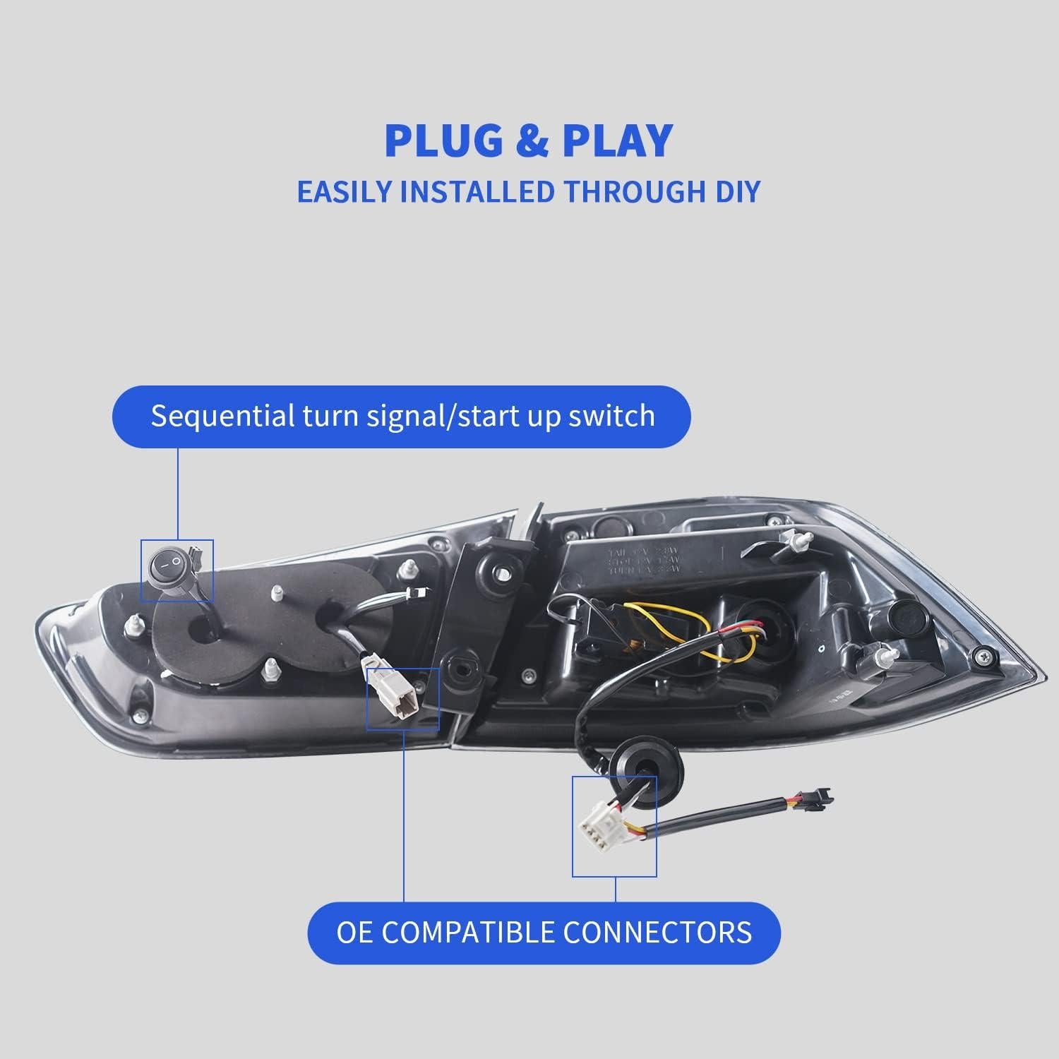 Luces traseras Archaic ahumadas para Mitsubishi Lancer EVO X 2008-2020