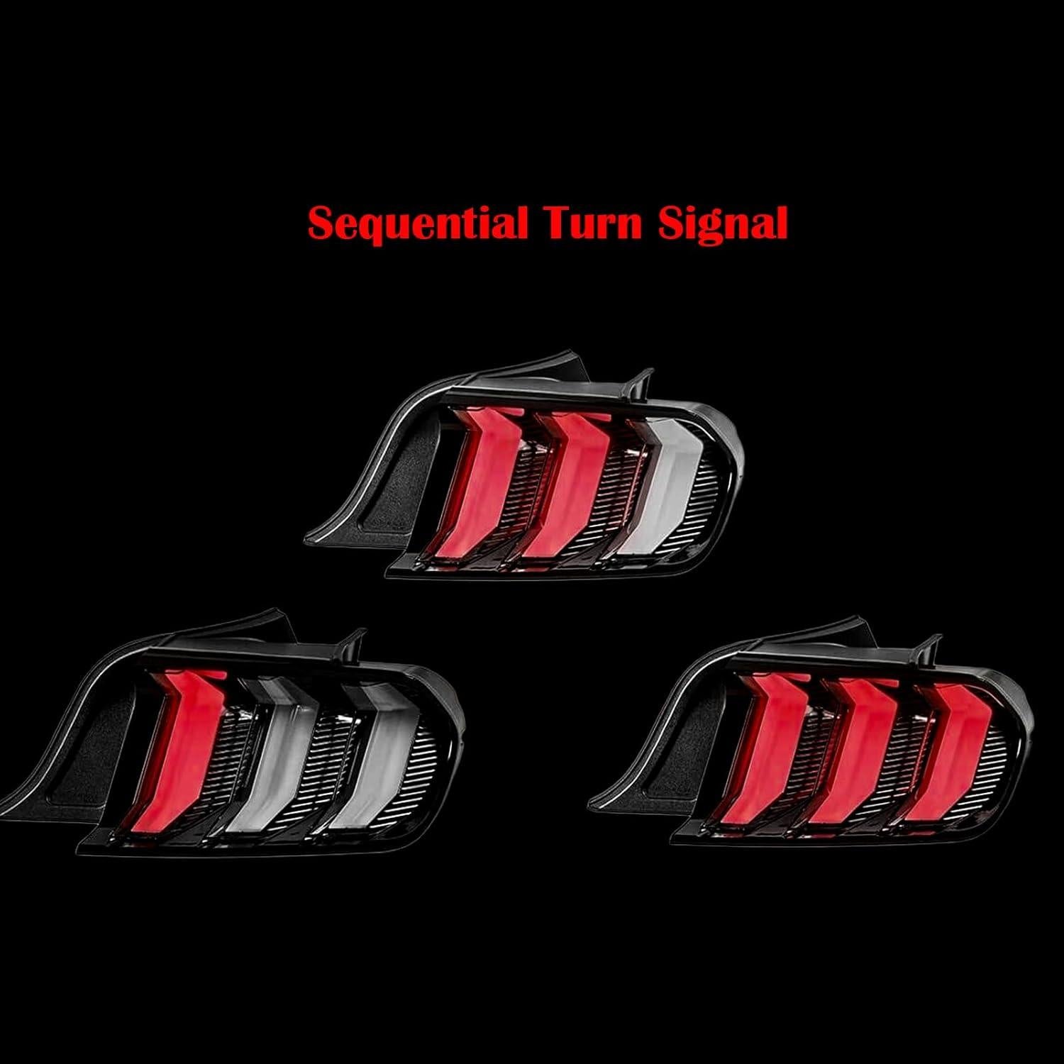 Luces Traseras LED Corkiauto para Ford Mustang 2015-2023