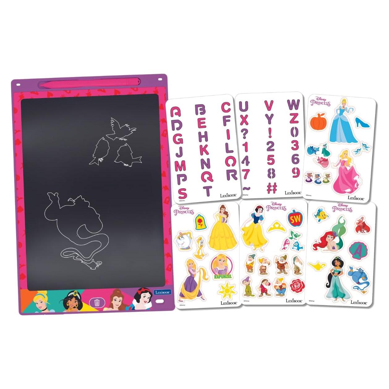 Pizarra Mágica Lexibook Princesas Disney 27,94 cm Rosa