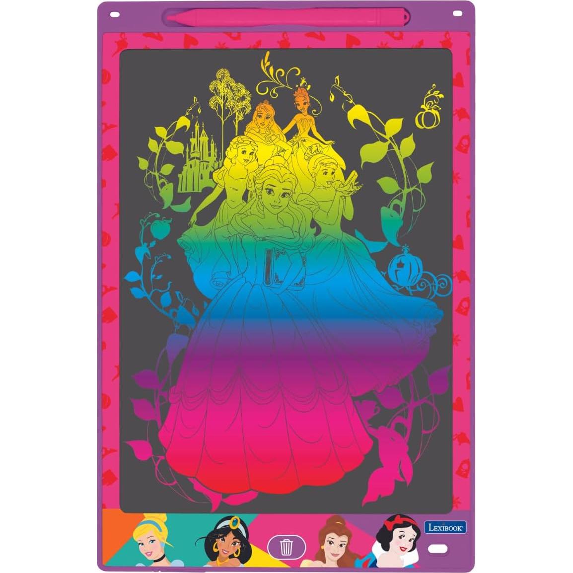 Pizarra Mágica Lexibook Princesas Disney 27,94 cm Rosa