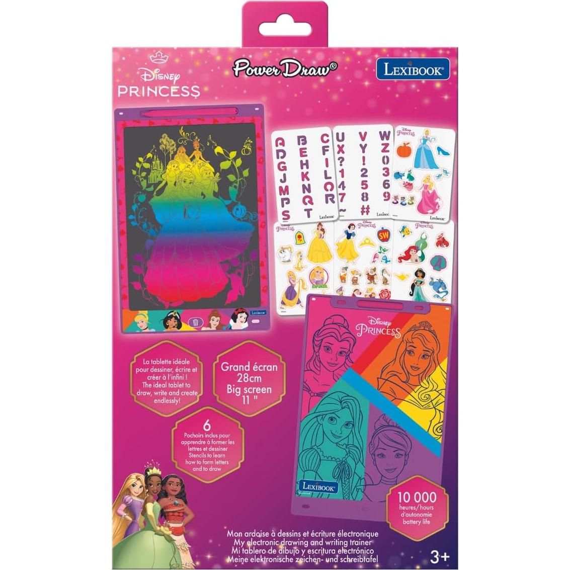 Pizarra Mágica Lexibook Princesas Disney 27,94 cm Rosa