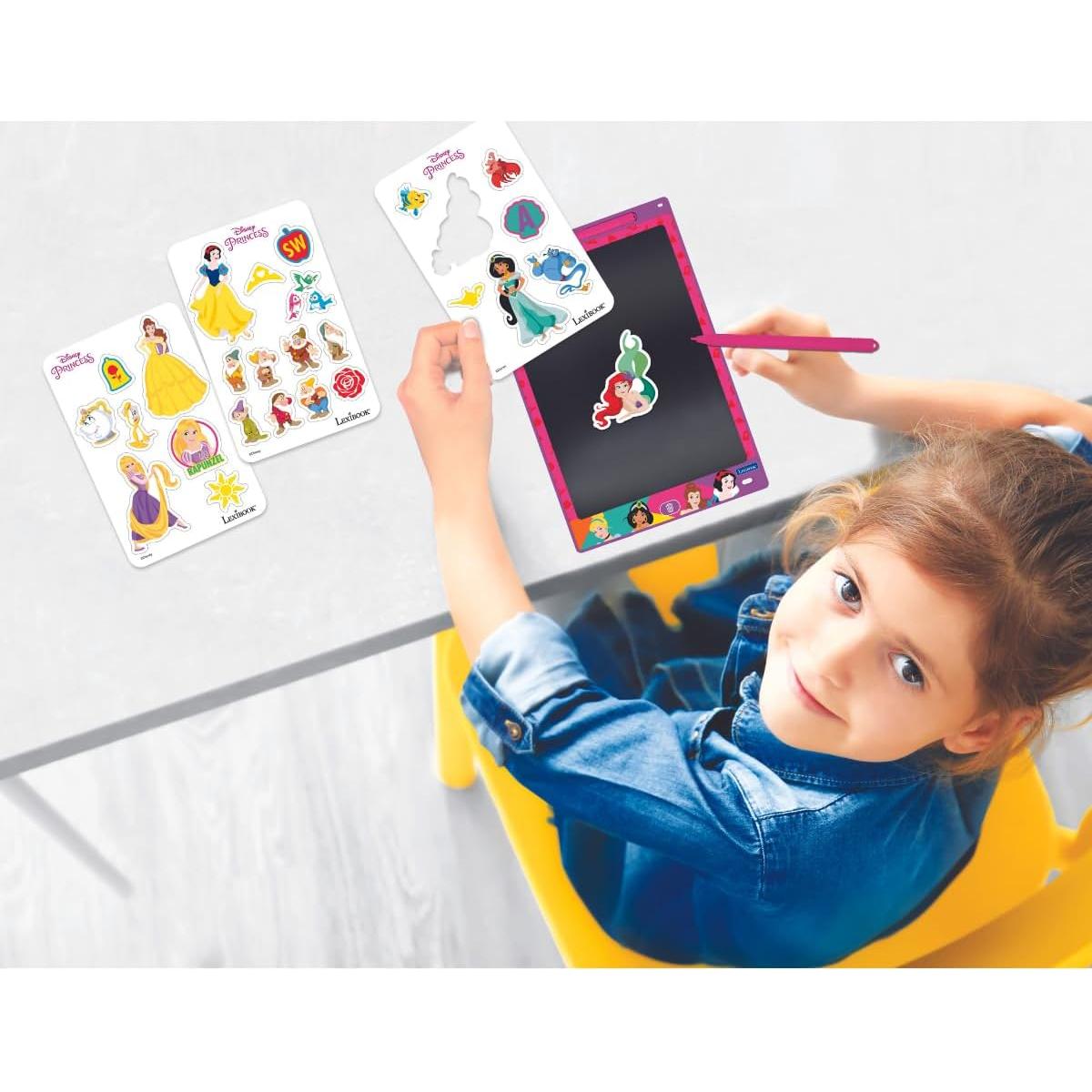 Pizarra Mágica Lexibook Princesas Disney 27,94 cm Rosa