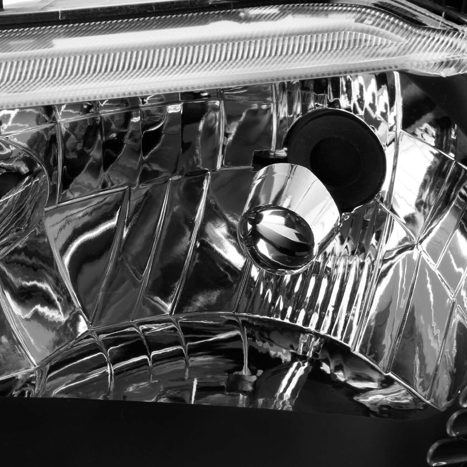 Faros Negros AKKON para Mitsubishi Lancer 2002-2003 Sedán/Wagon